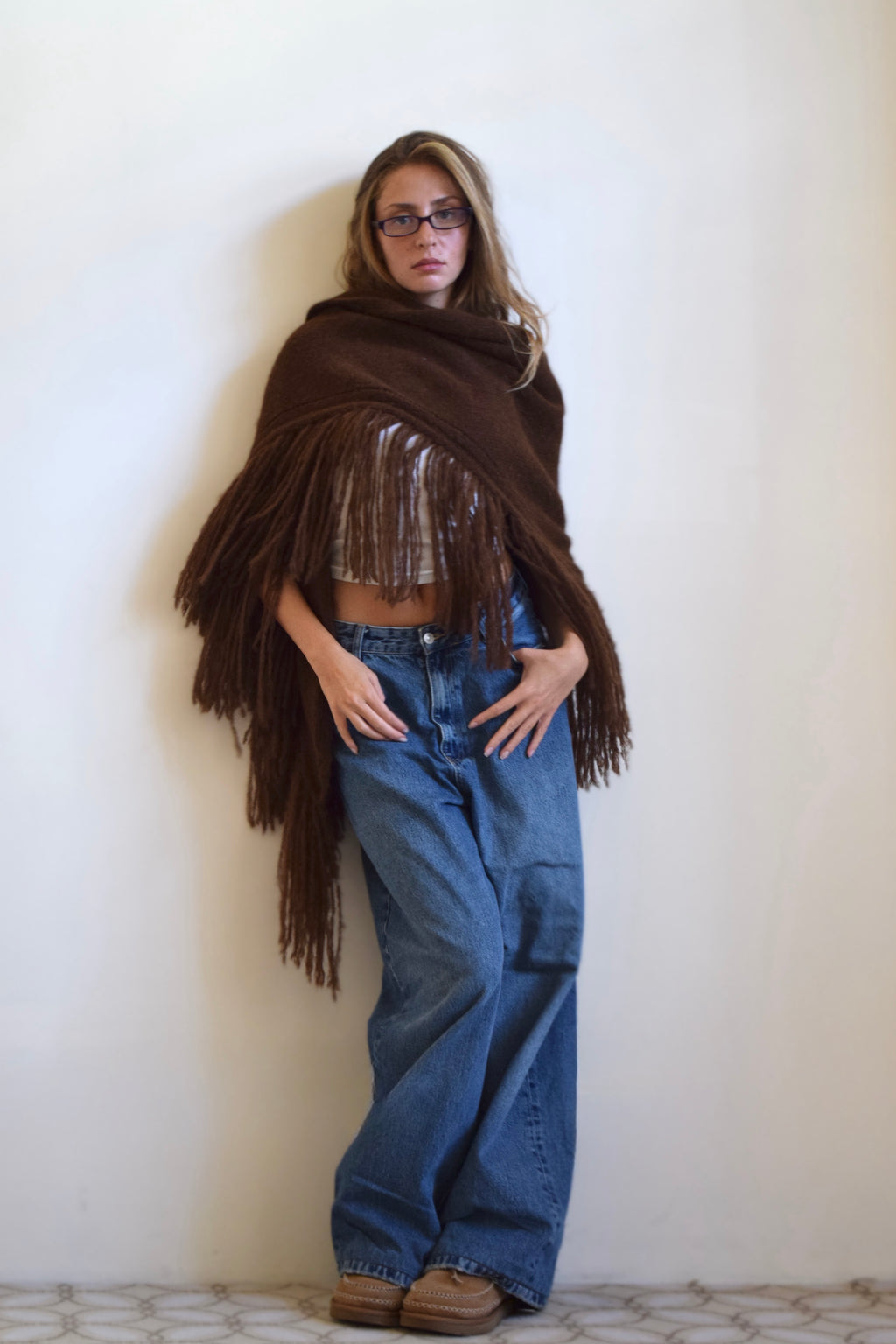 The Heirloom Shawl - Brown