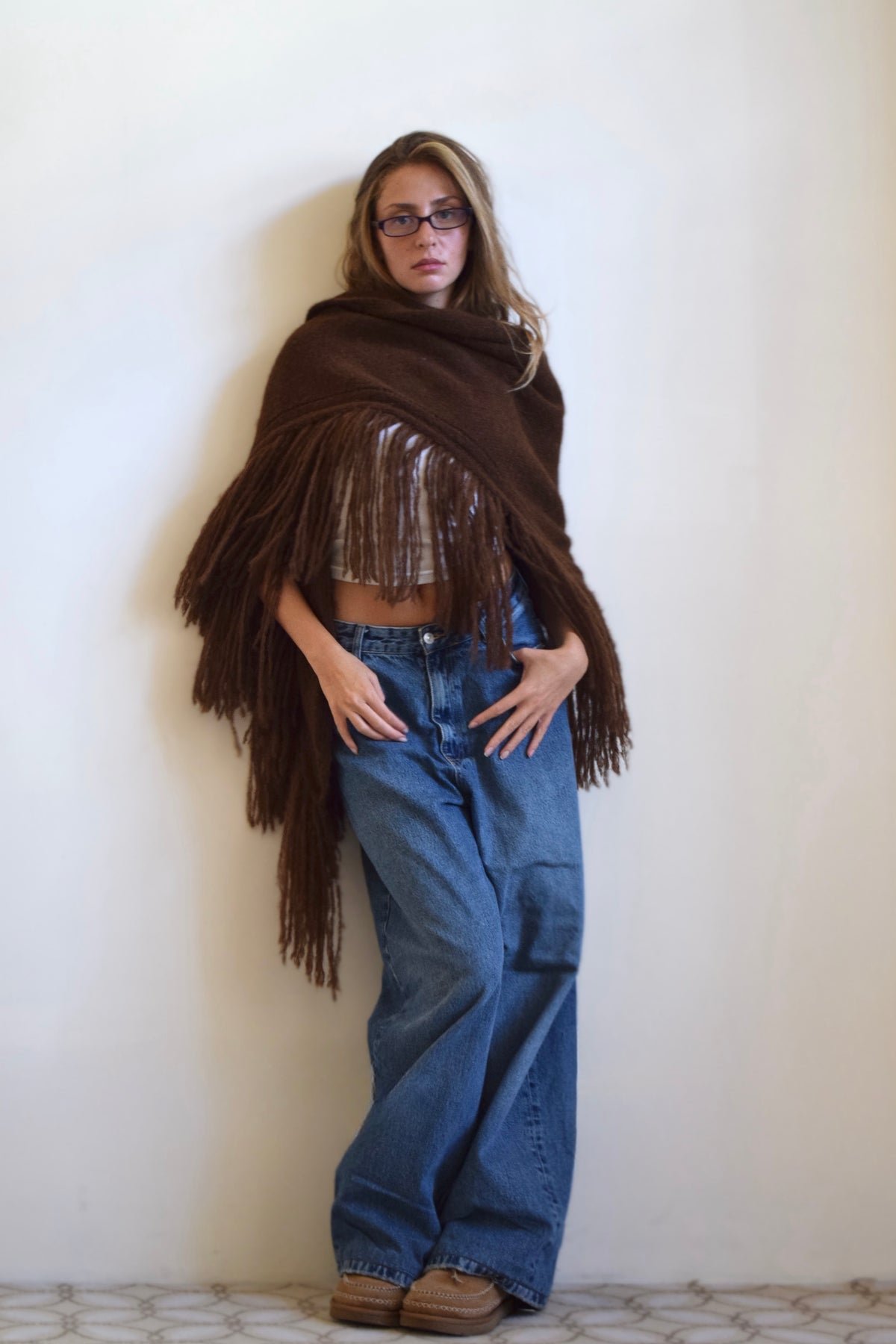The Heirloom Shawl - Brown