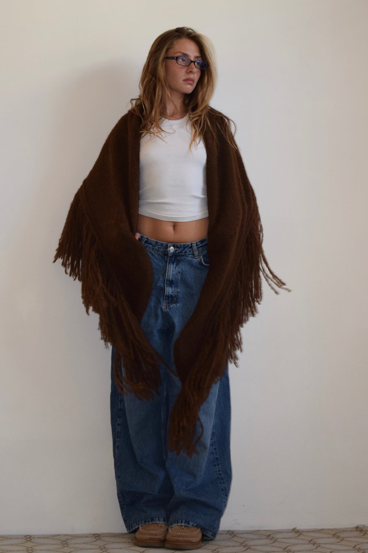 The Heirloom Shawl - Brown