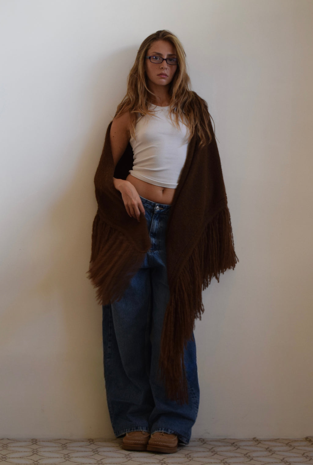The Heirloom Shawl - Brown