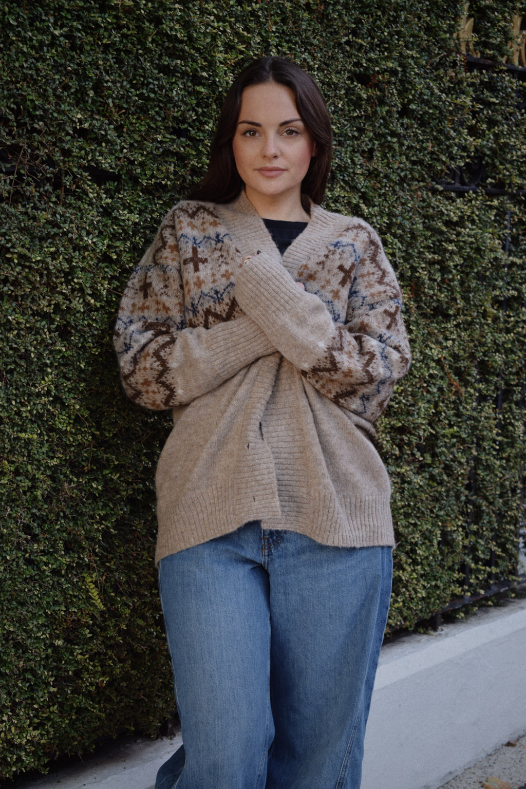 The Ranch Cardigan - Beige