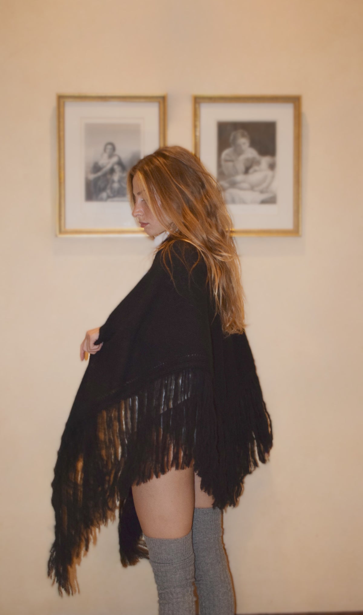 The Heirloom Shawl - Black