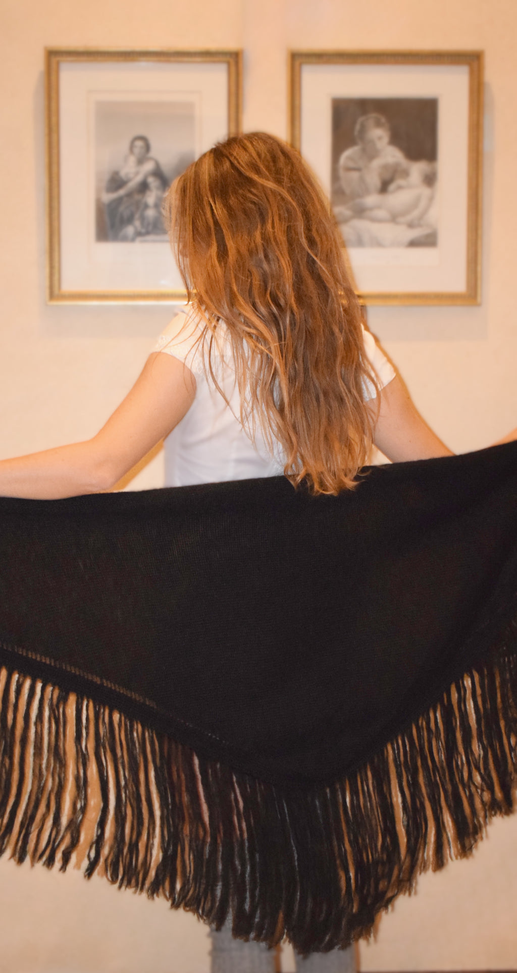 The Heirloom Shawl - Black