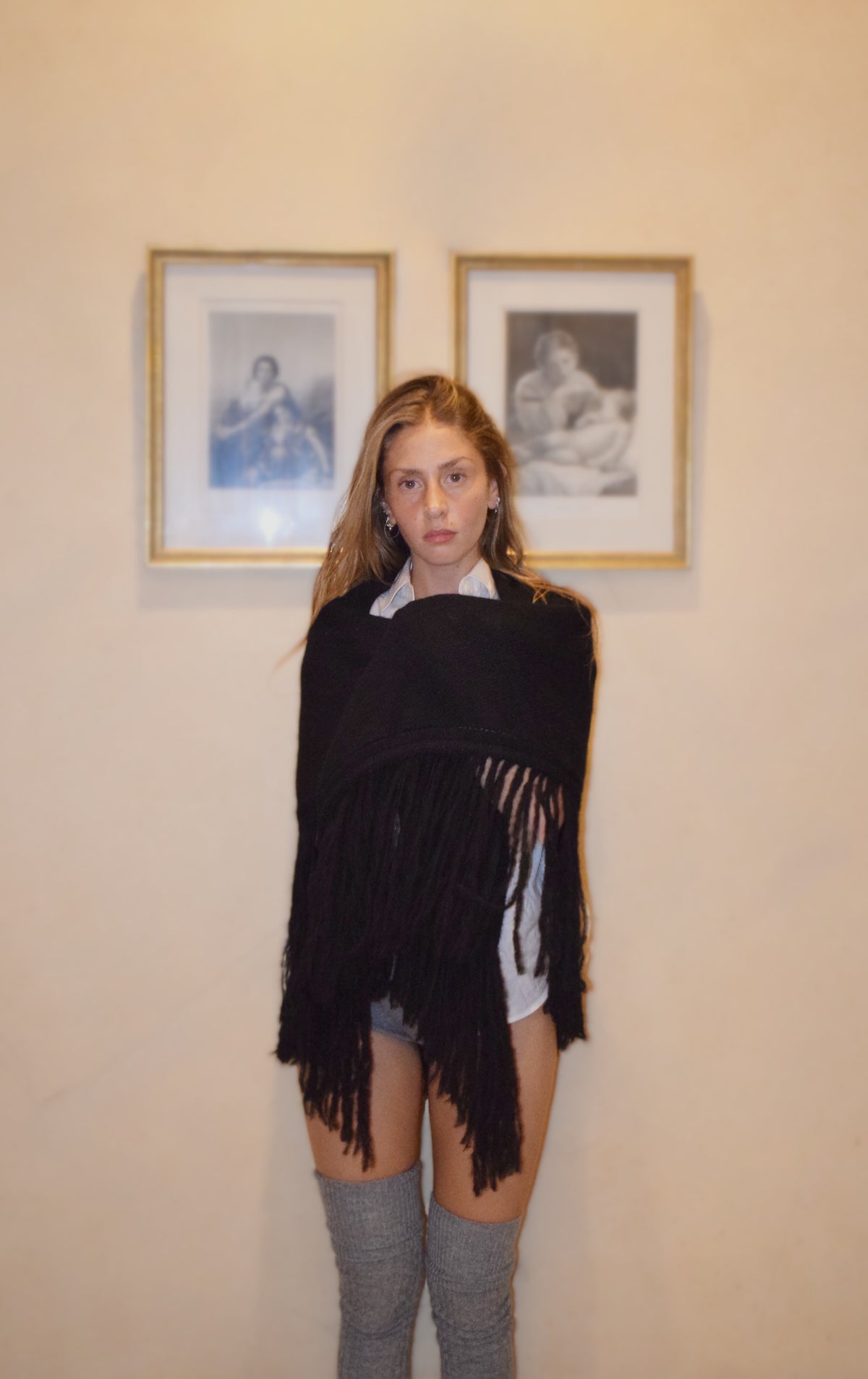 The Heirloom Shawl - Black