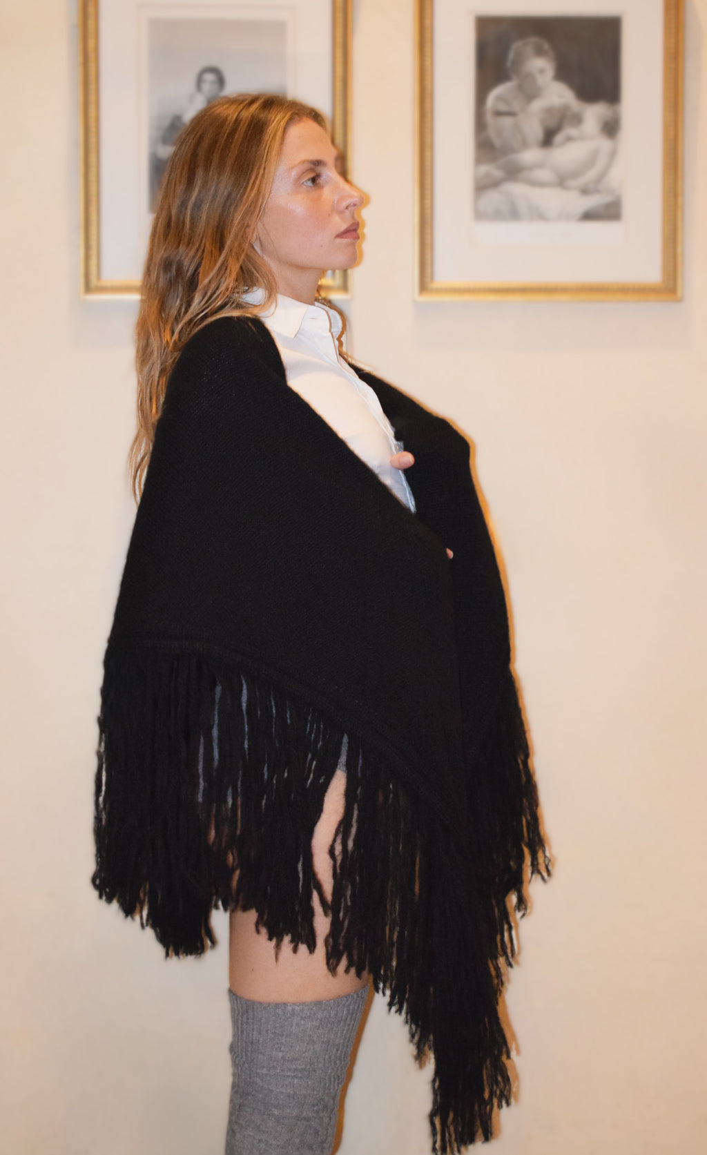 The Heirloom Shawl - Black