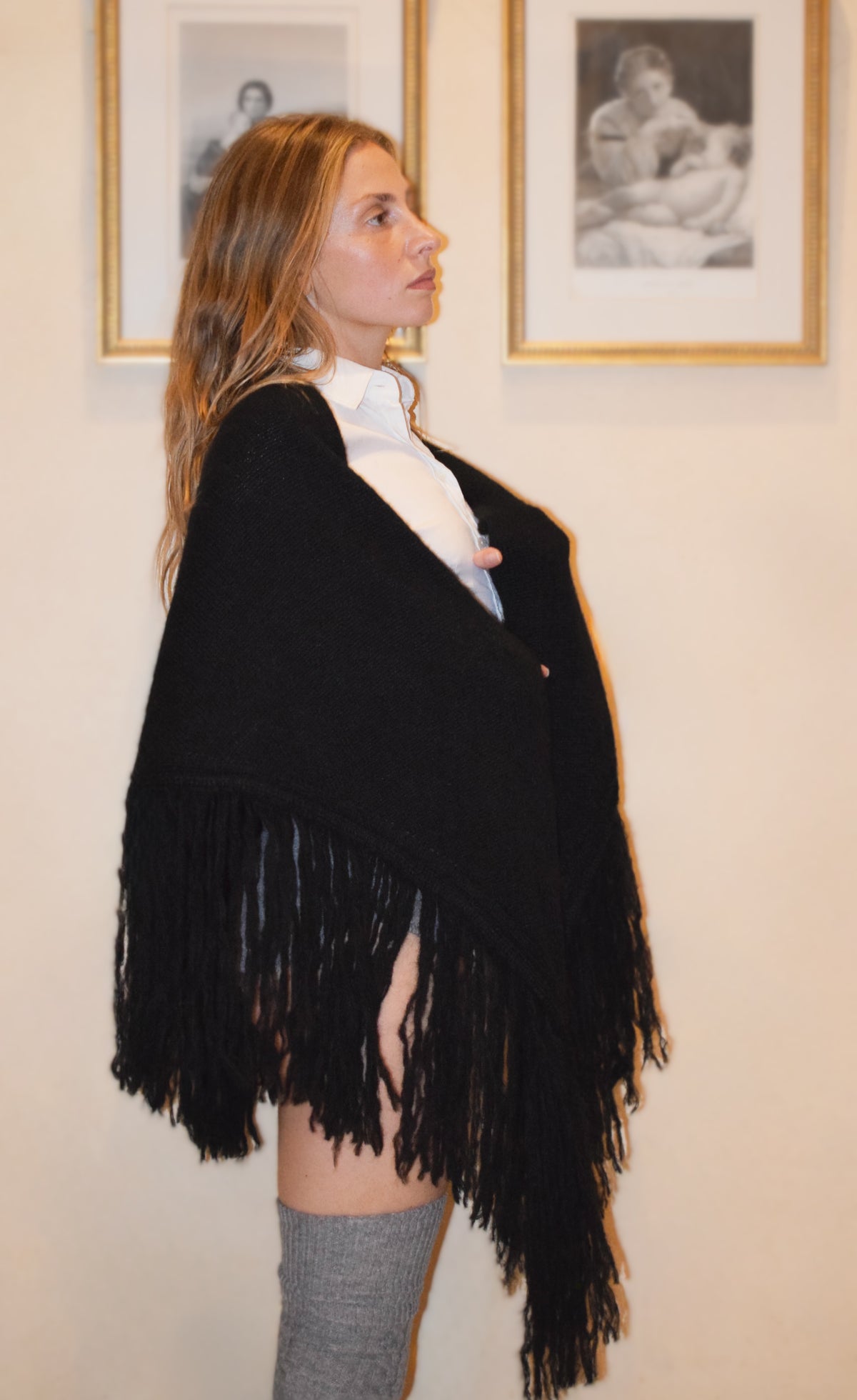 The Heirloom Shawl - Black
